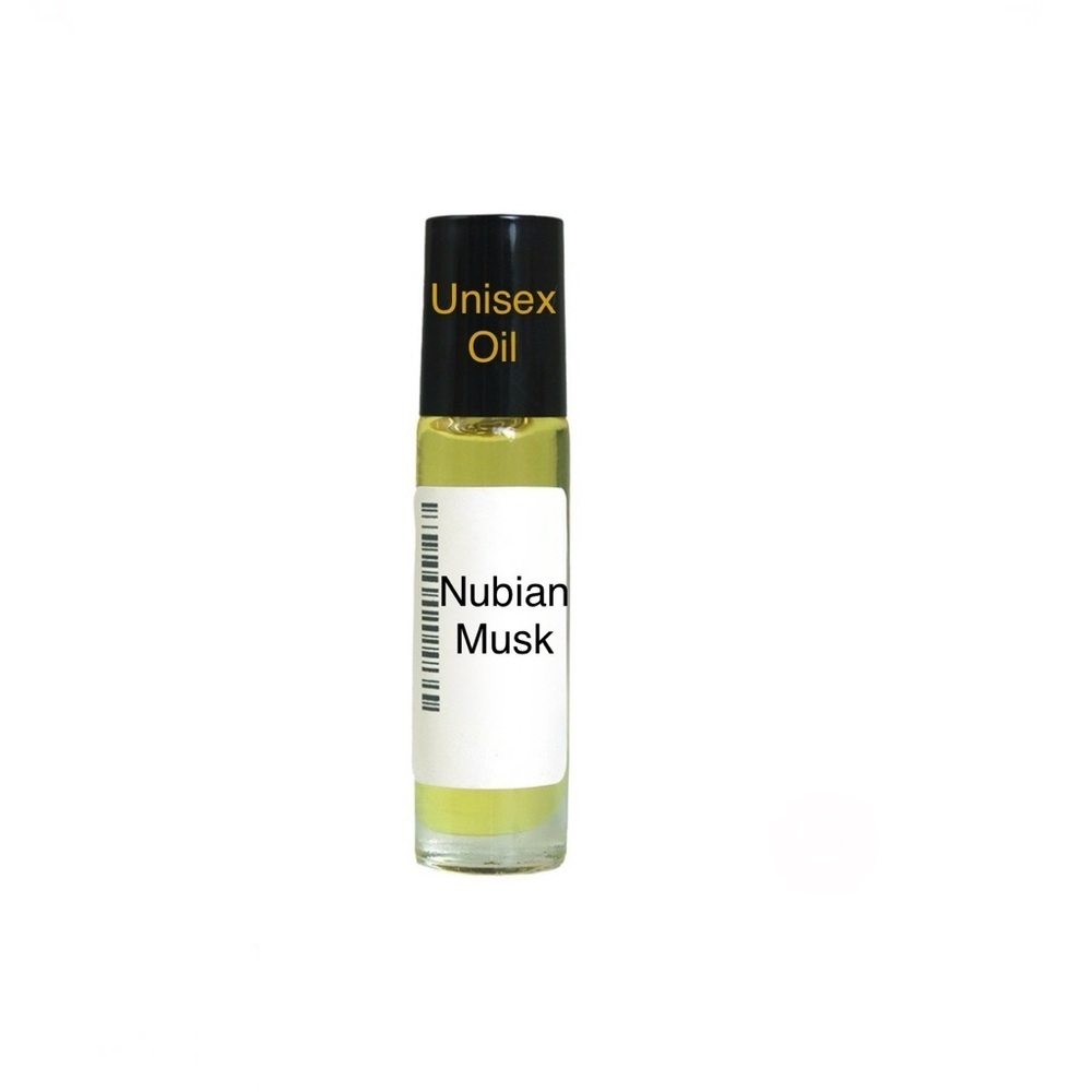 Nubian Musk Unisex 1/3 Oz Fragrance Oil Glass Roll On Bottle